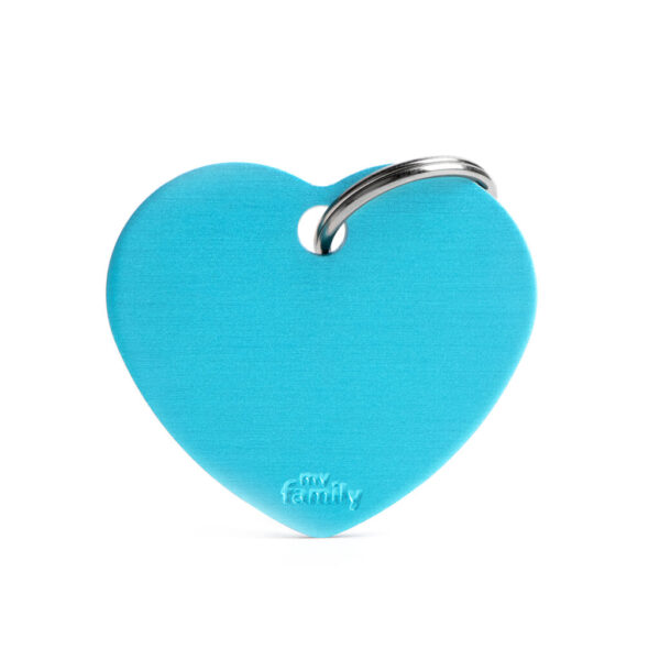 CHAPA IDENTIFICADORA  HEART ALUMINUM - Imagen 6
