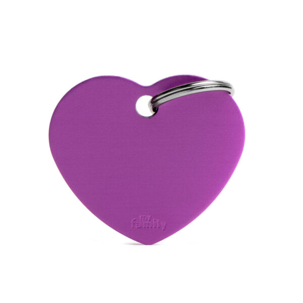 CHAPA IDENTIFICADORA  HEART ALUMINUM - Imagen 8